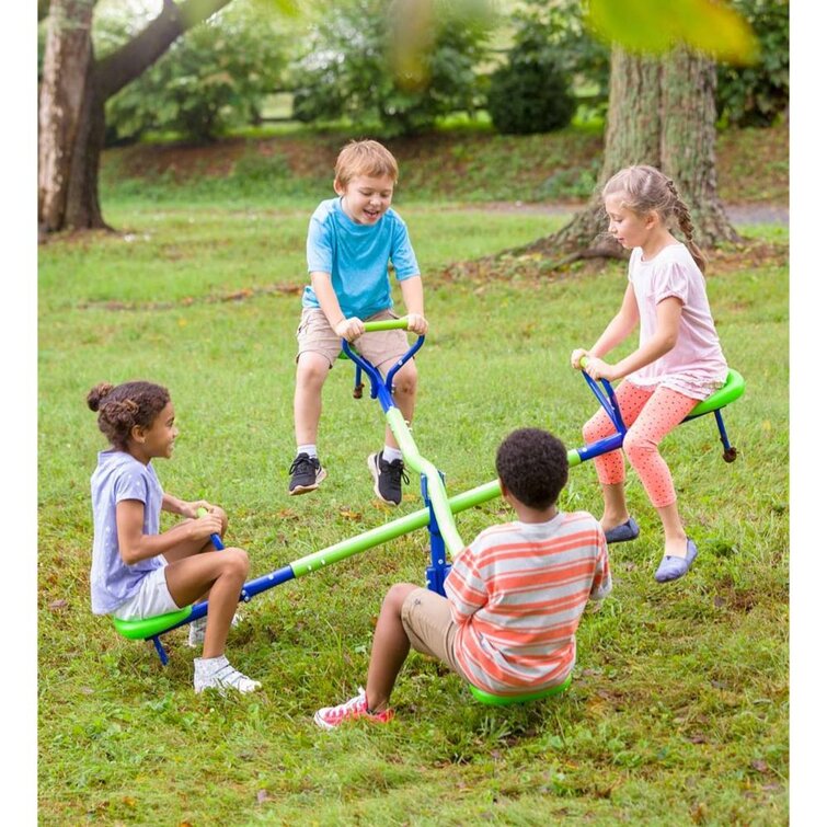 Quad-Seat Teeter Totter